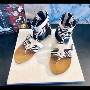 Zebra Print Sandal